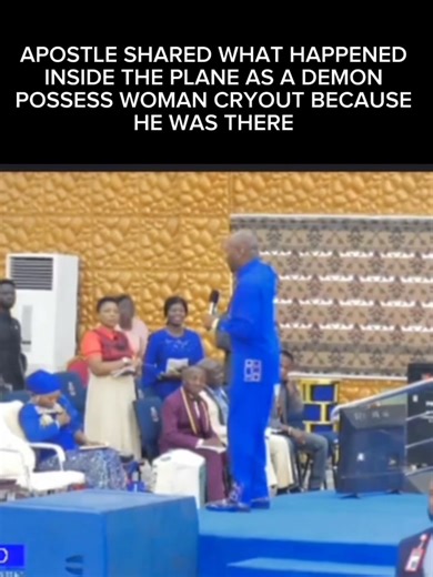 APOSTLE SHARED WHAT HAPPENED INSIDE THE PLANE AS A DEMON POSSESS WOMAN CRYOUT BECAUSE HE WAS THERE | Charles Edobor