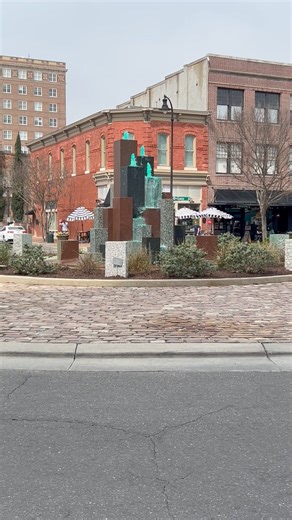 4.3K views · 119 reactions |  The fountain has a festive makeover! | City Government of Goldsboro, NC | Facebook