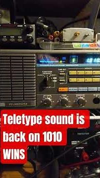 Teletype sound is back on 1010 WINS AM New York NY