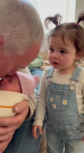 Sister's Jealous Meltdown Over Grandpa's Kiss