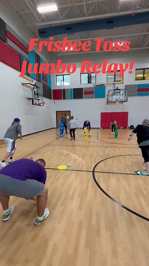 1.7K views | Frisbee Toss Jumbo Relay! 1. Set teams (up to 6 teams)...