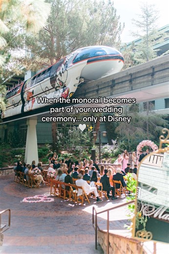 This was such a magical moment! ✨🤍 ✨ @Disney Weddings ✨@Disney ✨@Disney Style #disneywedding #viral #disneyland #weddingday #weddingday