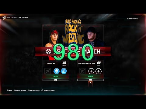 UNDERTAKER VS 123 KID WITH WWE2K25 ON PS5 PRO