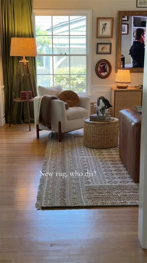 New rug transforms living room: Lulu and Georgia reveal