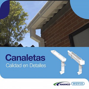 :::CALIDAD EN DETALLES:::💧 AMAZONAS Y RAINGO::: Las canaletas Amazonas y Raingo de Amanco Wavin son fáciles de instalar, no se oxidan y cuentan con filtro UV. ¡Y se pueden pintar del color que prefieras! 👉 Desde AmancoWavin estamos comprometidos con un mejor desempeño en la construcción. Conocé más sobre este producto 👉 https://bit.ly/3jAL4pq | AmancoWavin Argentina
