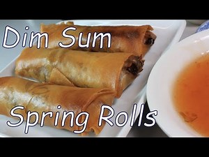 Dim Sum Spring Rolls Vegie