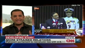 Chaos inside Pakistan parliament