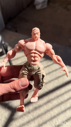 Custom Jack Hanma Action Figure Head Sculpt