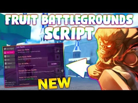 *NEW* Fruit Battlegrounds Script (PASTEBIN 2025) (TELEPORT ON PLAYER, AUTOFARM, GET FRUITS, SPEED)