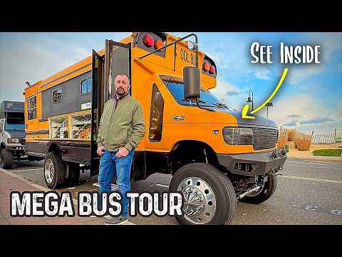 Monster Mini Skoolie: This DIY 4x4 Bus Conversion Is Insane!