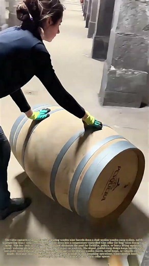 Sliding Wine Barrels Down: How a Simple Ramp System Safely Moves Heavy Casks