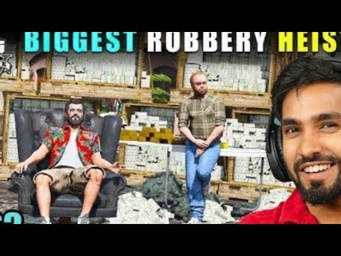 BIGGEST ROBBERY HEIST | TECHNO GAMERZ GTA V GAMEPLAY #164 ‪@WWVickyvlogger‬