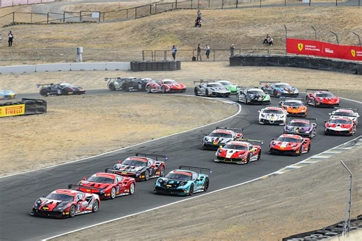 Ferrari Challenge puts on dramatic show for Race 1 Sonoma