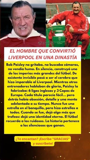 El Entrenador Silencioso Que Dominó Europa | La Leyenda de Bob Paisley