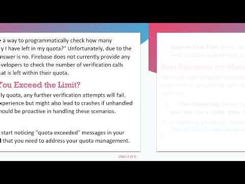 How to Programmatically Check Firebase Phone Auth Limit in Your App