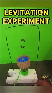 Magnetic Levitation Experiment Using Motor | Amazing Science Project