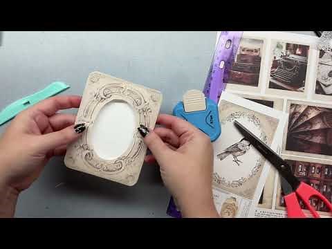 Large Chipboard Tag - Cabinet Card Flip -sold