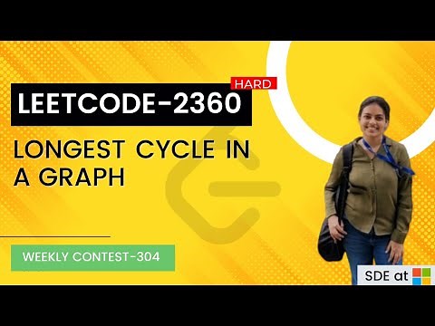 Leetcode 2360. Longest Cycle in a Graph | Weekly Contest 304. Hard Problem 4