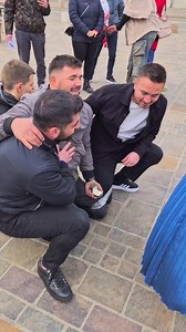 760K views · 8.1K reactions | Cerere în căsătorie inedită, în fața Teatrului de Stat din Oradea. Bihoreanul Florin Mihuț, campion al României la paraciclism, a cerut-o în căsătorie pe iubita lui Alina, iar răspunsul a fost un DA, din toată inima, sub privirile a zeci de prieteni care au asistat la emoționantul eveniment. Felicitări, Florin și Alina !!! | Oradea24.ro | Facebook