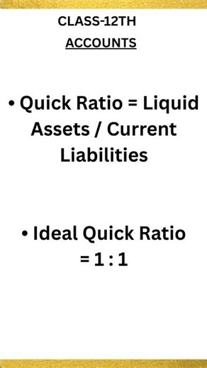 ACCOUNTING RATIOS #cbse2026 #12thboard #12thaccountancy #shorts #boardexam2026 #accounting