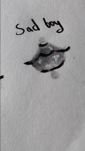 How to draw sad Lips of girls and boys Tutorial✏️ #drawing #tutorial #howtodraw #lips #art