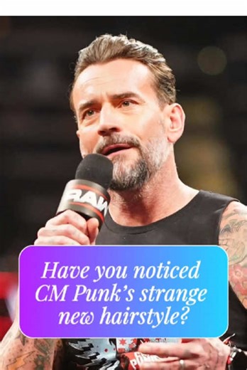 Have you noticed CM Punk’s strange new hairstyle？Almost no one realizes that behind it are three shocking reasons!#fouryou #usa #celebrity #fyp#cmpunk