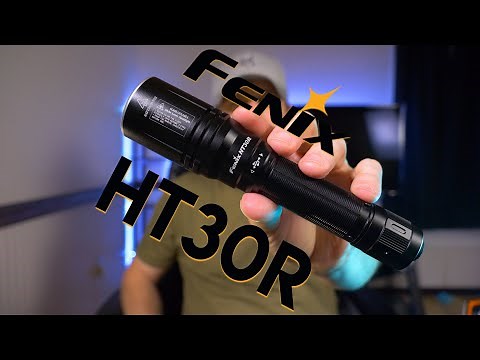 This Fenix flashlight is their BEST thrower yet! Fenix HT30R -Review & Beam Test!