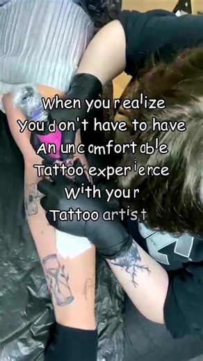 I hear SO many clients stories where they have felt uncomfortable by their artist or another artist in the shop. I do not condone any inappropriate behavior, as well as the other artists at the studio. We care deeply about making our clients feel comfortable. And if I do something by accident PLEASE correct me. Trust me, it's your right as a client to feel comfortable! We need to build a safe, trustworthy environment so YOU feel confident and feel like you belong. An artist shouldn't criticize y