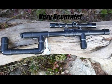 Homemade Full Auto PVC Airsoft Mini Gun/Spray Gun