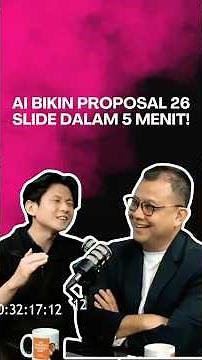 Detik-detik AI Membuat Proposal Bisnis 26 Slide Kurang Dari 5 Menit! #shorts