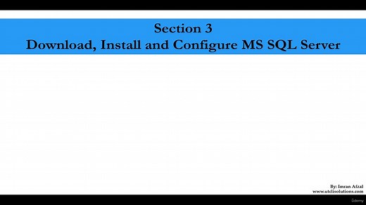 Complete Microsoft SQL Server Database Administration Course1.2