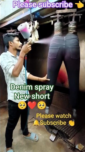 my deli work #PP spray jeans 👖#vintege company short video
