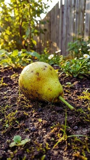 The Full Life Cycle of a Pear in 17 Seconds🍐