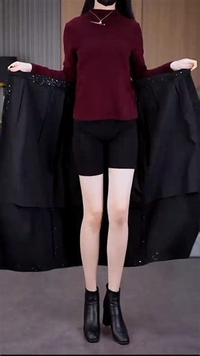 一片式围裙的时尚穿搭 #穿搭技巧 #美出高级感 #气质穿搭 #日常穿搭 #时髦精#秋冬必备#秋冬穿搭