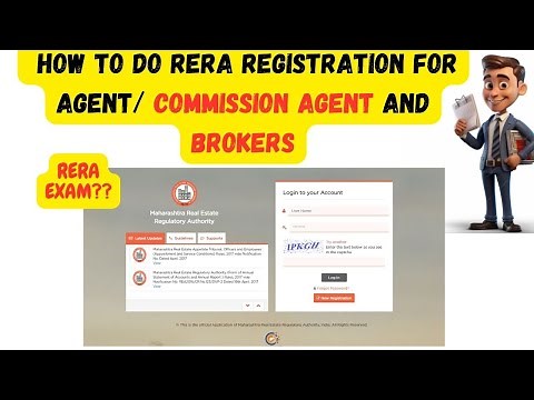 How To Do RERA Registration In Maharashtra for Agent/ Commission Agent And Brokers