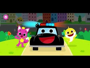 pinkfong baby shark car town kid games