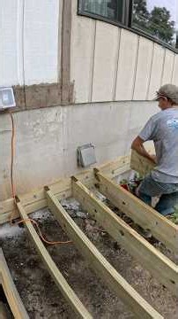 Deck Framing #contractor #diy #tools #construction #remodel #howto #install #fyp