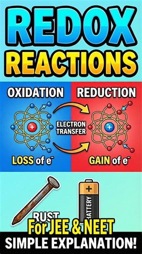 redox reaction ,short note,class 11th, jee and neet #redoxreactions #shortnotes #chemistry #jeebatch