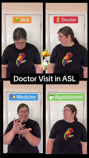 How to sign ASL Doctor, Sick, Medicine, Appointment #doctor #sick #appointment #medicine #learnasl