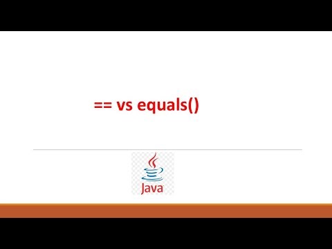 Difference Between == and equals() in Java | Interview Question