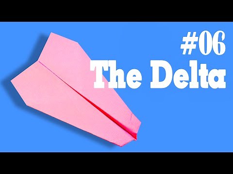 Kids Easy origami - How to make paper airplane #6| The Delta