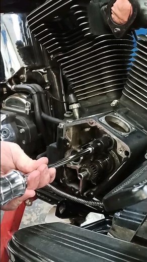 Andrews ev27 install in Evo Harley.