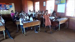 Zulu children dancing