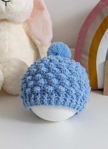 Crochet Bobble Baby Beanie (Free Pattern) - Maisie and Ruth