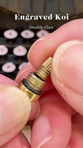 Pocket Art: The Gen 2 - Double Claw - Engraved Koi Interprets Eastern Luxury