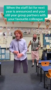 When the staff list for next year is announced and your still year group partners with your favourite colleague | ICT with Mr P - Tech to Raise Standards