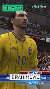 1M views · 10K reactions | Check out how much Zlatan has changed on FIFA through the years  | RealSport | Facebook