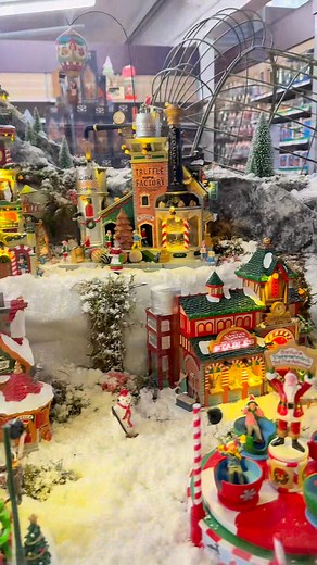 🚂 All aboard! Our Lemax train has pulled into the station🎄✨ From twinkling lights to tiny festive streets, step into a miniature world of Christmas magic 🌟 Don’t miss out — it’s full steam ahead to festive fun! 🎁 #LemaxVillage #ChristmasMagic #FestiveFun #AllAboard #MiniatureChristmas #GardenCentreChristmas | Mortonhall Garden Centre