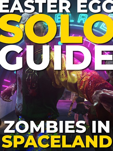 Zombies in Spaceland Solo Easter Egg Guide