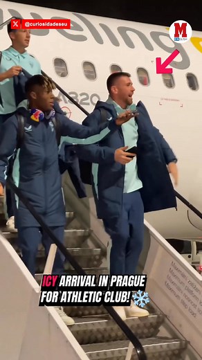 36K views · 179 reactions | ICY ARRIVAL IN PRAGUE FOR ATHLETIC CLUB! ❄️The Spanish side touched down in the Czech Republic ahead of tomorrow’s match vs. Slavia Prague — and they were welcomed by heavy snow! ☃️#AthleticClub #SlaviaPrague #EuropaLeague #Football #Matchday | Marca in English | Facebook